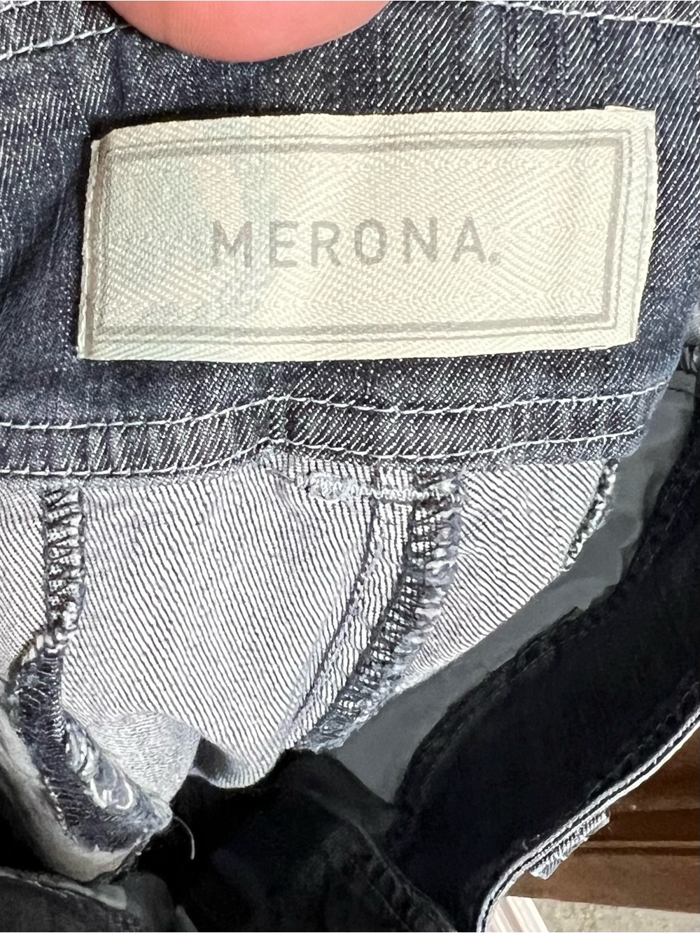 Y2K Vintage-Style Merona High Waist Sailor Denim Shorts Summer Cotton Casual - Picture 8 of 9